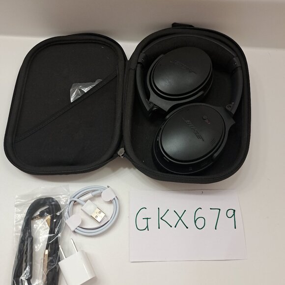 Bose QuietComfort 35 I Noise Cancelling Headphone QC35 Bluetooth Wireless Black - Picture 1 of 3
